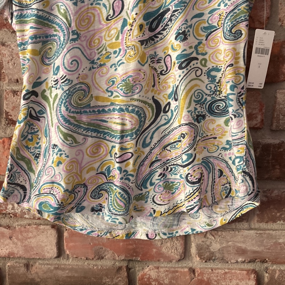 Anthropologie Multi-Color Tee S - Picture 7 of 10